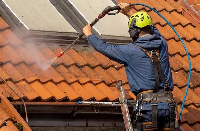 Démoussage et hydrofuge de toiture à Étalante